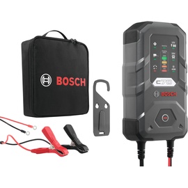Bosch Automotive Bosch C70 Kfz-Batterieladegerät, 10 Ampere, mit Erhaltungsfunktion - für 12 V / 24 V Blei-Säure, EFB, GEL, AGM und offene VRLA-Batterien