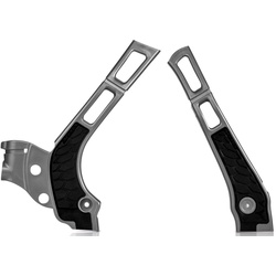 Acerbis 0021669 Yamaha, Protecteur de cadre X-Grip - Argent