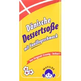 Matilde Dessertsoße mit Vanillegeschmack | 16 x 500 ml | Dänische Art | ohne Farbstoffe | ideal für Dessert, Eis oder Gebäck