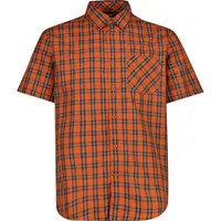 CMP Kurzarmhemd Antracite/Orange/Vaniglia M