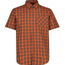 CMP Kurzarmhemd Antracite/Orange/Vaniglia M