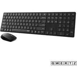 Rapoo 8020M Schwarz kabelloses Multi-Mode-Deskset