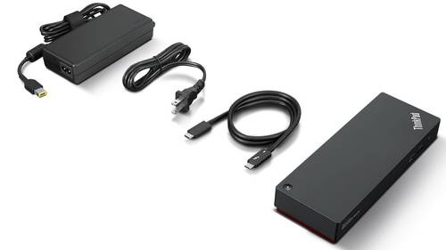 Lenovo ThinkPad Universal Thunderbolt 4 Smart Dock - Kabelgebunden - Thunderbolt 4 - 3,5 mm - Schwarz - 40 Gbit/s - 60 Hz