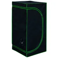 Kingpower Gewächshaus Grow Box Gewächshaus Zuchtzelt Growschrank Zuchtschrank 80x80x180 cm