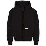 bazix republiq Super Heavy Blank Zip-Hoodie - Schwarz - L