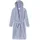 SCHIESSER Bademantel Feather Terry hellblau XL