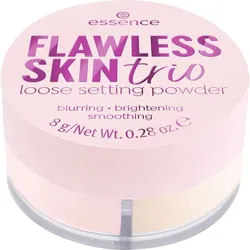 Essence Flawless skin trio loose setting powder Fixierpuder 10 8 g Silber 