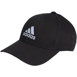 adidas Baseball Cap Baseballkappe, Schwarz-Weiss, OSFM, Unisex-Adult