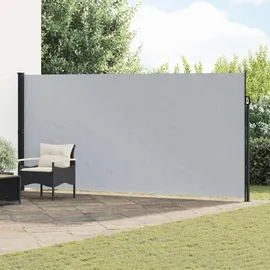 vidaXL Ausziehbare Seitenmarkise 120 x 600 cm Grau