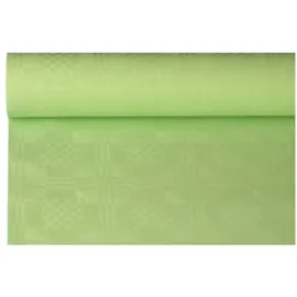 Papstar Papiertischtuch mit Damastprägung 8 m x 1,2 m pastellgrün