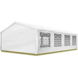 TOOLPORT Partyzelt 5 x 8 m  inkl. Seitenteile weiß 90108