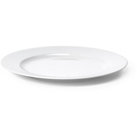 Lyngby Porcelæn Diner-Teller Ø27 cm Rhombe aus handgefertigtem Porzellan, weiss