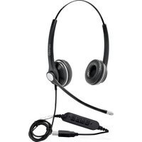 Gearlab G4040 USB Office Headset Kabelgebunden Büro/Callcenter 160 g, Kopfhörer & Kopfband Typ-A Schwarz