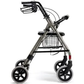 Vermeiren Rollator Eco Light Aluminium Einkaufsrollator Champagner Sitzhöhe 55 cm