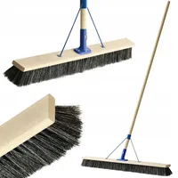 Kadax Straßenbesen 100 cm Schwarz