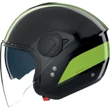 Nolan N20-2 Visor Dolce Vita Schwarz/Hellgrün L