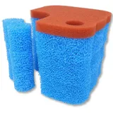 GWS Ersatzfilter-Set passend für OASE Biomaster 600 Thermo & BioMaster 2 – 10 PPI & 30 PPI Filterschaum für EasyClean-Vorfilterungskammer & Hauptfilter – Made in Germany