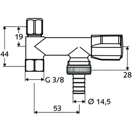 Schell Comfort Geräteventil 033740699 Rückflussverhinderer