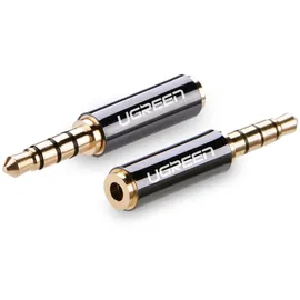 UGREEN Adapter 2,5 mm (weiblich) Mikroklinke auf 2.5mm Jack Konverter schwarz