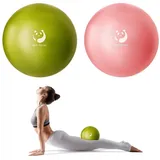 luxuskollektion Gymnastikball Olivgrün/Rosa 25 cm