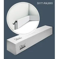 Orac - Kompletter Karton mit 40 Laufmetern Sockelleisten SX171-RAL9003
