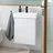 Waschbeckenunterschrank Anschlag rechts 41 x 55 cm White Matt