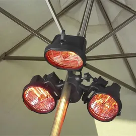 Eurom Parasol Heater 1500 Heizstrahler 1,5 kW schwarz