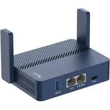 Cudy AX3000 WLAN-6-Gigabit-Reiserouter Im Taschenformat, 2,5-Gbit/s-RJ45, Extender/Repeater Für Hotel, WISP, VPN-Client Und -Server, USB 3.0, TR3000