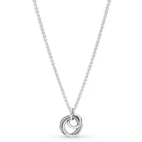 Pandora 391455C01-60 Damenkette 925 Silber Immer Von Familie Umgeben
