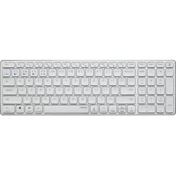 Rapoo E9700M (DE), Tastatur, Weiss