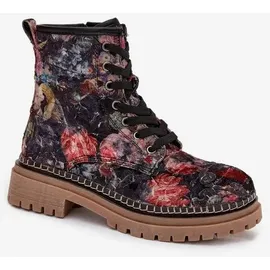 Artiker Schnürstiefeletten in Bunt | Gr.: 36