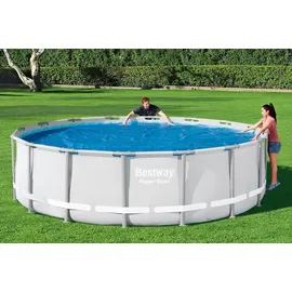 BESTWAY Solarabdeckplane blau Ø 462 cm