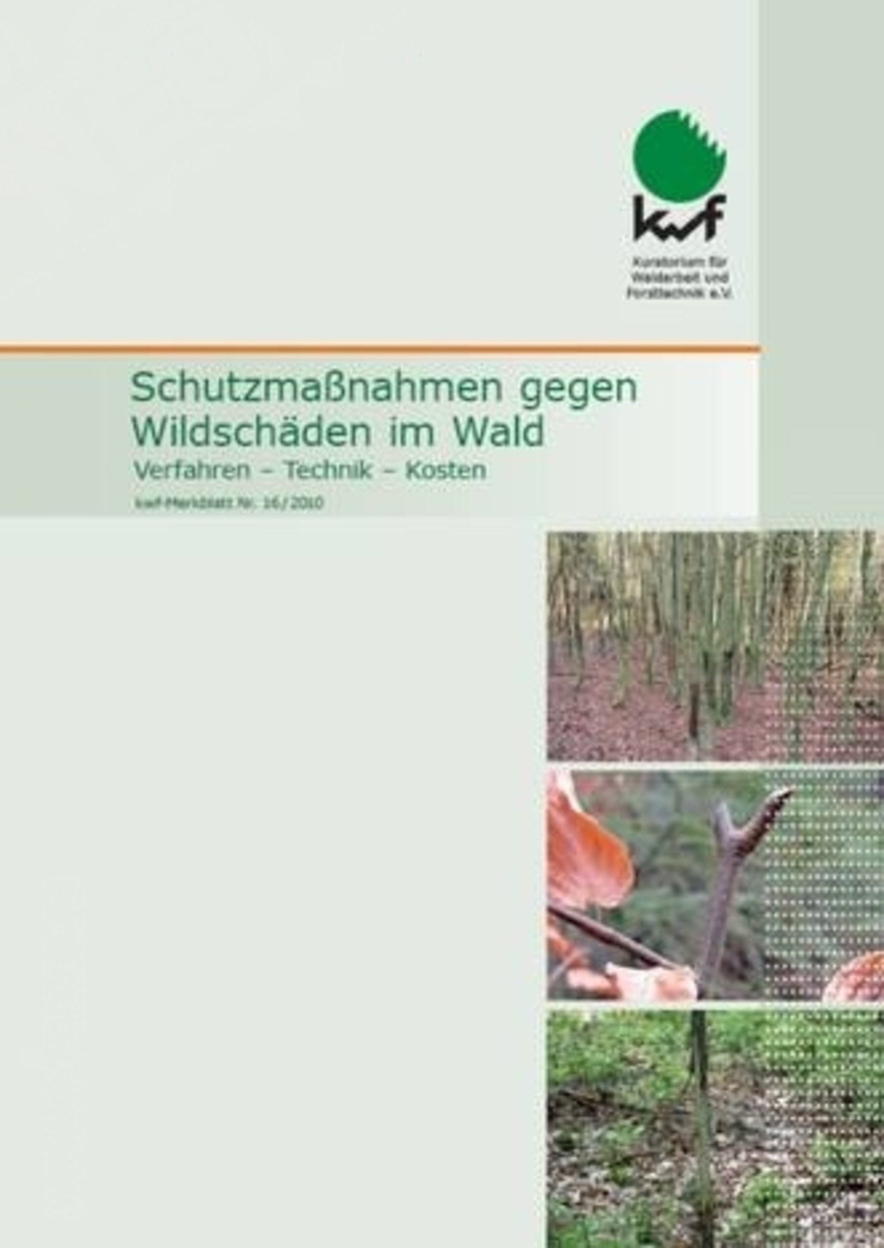 KWF-Merkblatt Schutzmaßnahmen gegen Wildschäden im Wald