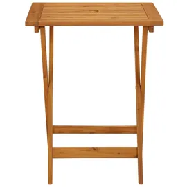 vidaXL 3-tlg. Bistro-Set Taupe Stoff und Massivholz