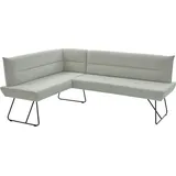 Niehoff Eckbank NIEHOFF SITZMÖBEL "Conny", schwarz (shell, schwarz), B:161cm H:91cm T:225cm, 95%PES 5%NY, Sitzbänke, Eckbank, mit Micro-Federkern, Bezug Cord, Gestell Kufe, verschiedene Maße