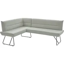 Niehoff Eckbank NIEHOFF SITZMÖBEL "Conny", schwarz (shell, schwarz), B:161cm H:91cm T:225cm, 95%PES 5%NY, Sitzbänke, Eckbank, mit Micro-Federkern, Bezug Cord, Gestell Kufe, verschiedene Maße