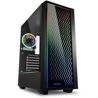 Sharkoon RGB LIT 200 Midi Tower Schwarz