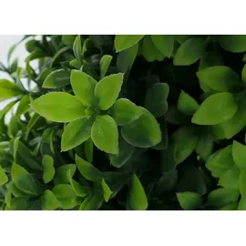 Mendler Künstlicher Buchsbaum HWC-Q89, Buchs Buxus im Topf Dekobaum Kunstpflanze Kegel naturgetreu immergrün Outdoor 120x35x35cm