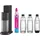 Sodastream Duo schwarz + 2 Glaskaraffen + Zylinder