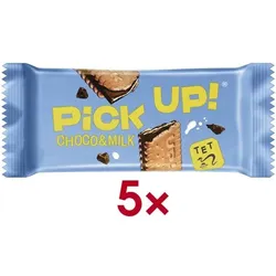 PICK UP! 5er-Pack Doppelkeksriegel »PICK UP! Choco & Milk«