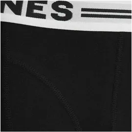 JACK & JONES JACK & SENSE TRUNKS, Baumwoll-Stretch, Logobund, Schwarz/Schwarz/Weiß 128