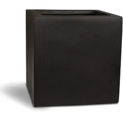 Polystone Pflanzwürfel - glatte Oberfläche 30 cm anthrazit