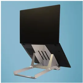 R-Go Tools R-Go Riser Basic Laptop Stand Silver, Notebook Ständer, Silber