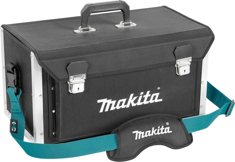 Makita, Werkzeugkoffer, E-15394 Extra verstärkte Werkzeugtasche mit verstellbaren Fächern.