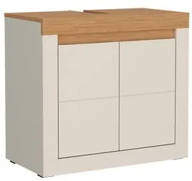 Wójcik Waschbeckenunterschrank Naxxar Dekor Beige Kaschmir