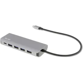 LMP 22366 (USB-C, 7 Ports), Dockingstation + USB Hub, Grau
