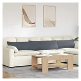 vidaXL Kissenbezug 200 x 40 cm Dunkelgrau