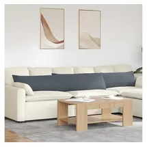 vidaXL Kissenbezug 200 x 40 cm Dunkelgrau