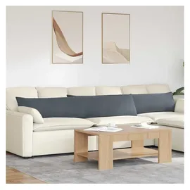 vidaXL Kissenbezug 200 x 40 cm Dunkelgrau
