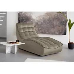 Chaiselongue CALIA ITALIA "Banjo, Designsofa, erstklassiger Sitzkomfort, als Einzelelement", braun (nocciola), B:81cm H:88cm T:156cm, Sofas, oder als Modulsofa mit den passenden Erweiterungselementen stellbar